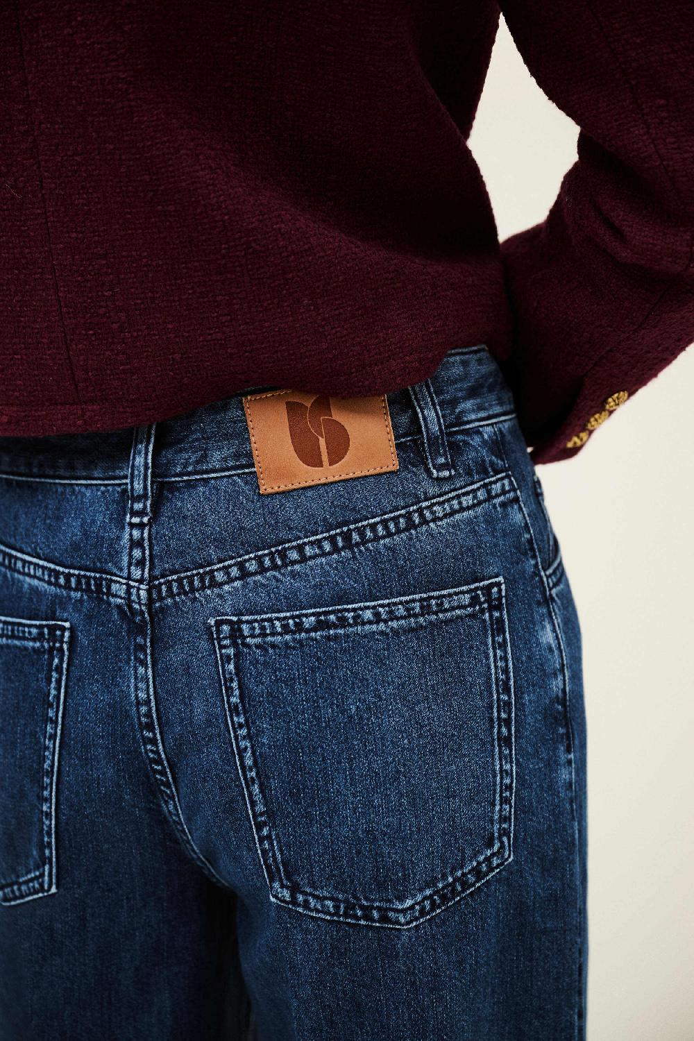 Ba&sh Jean Coupe Large Fona Denim