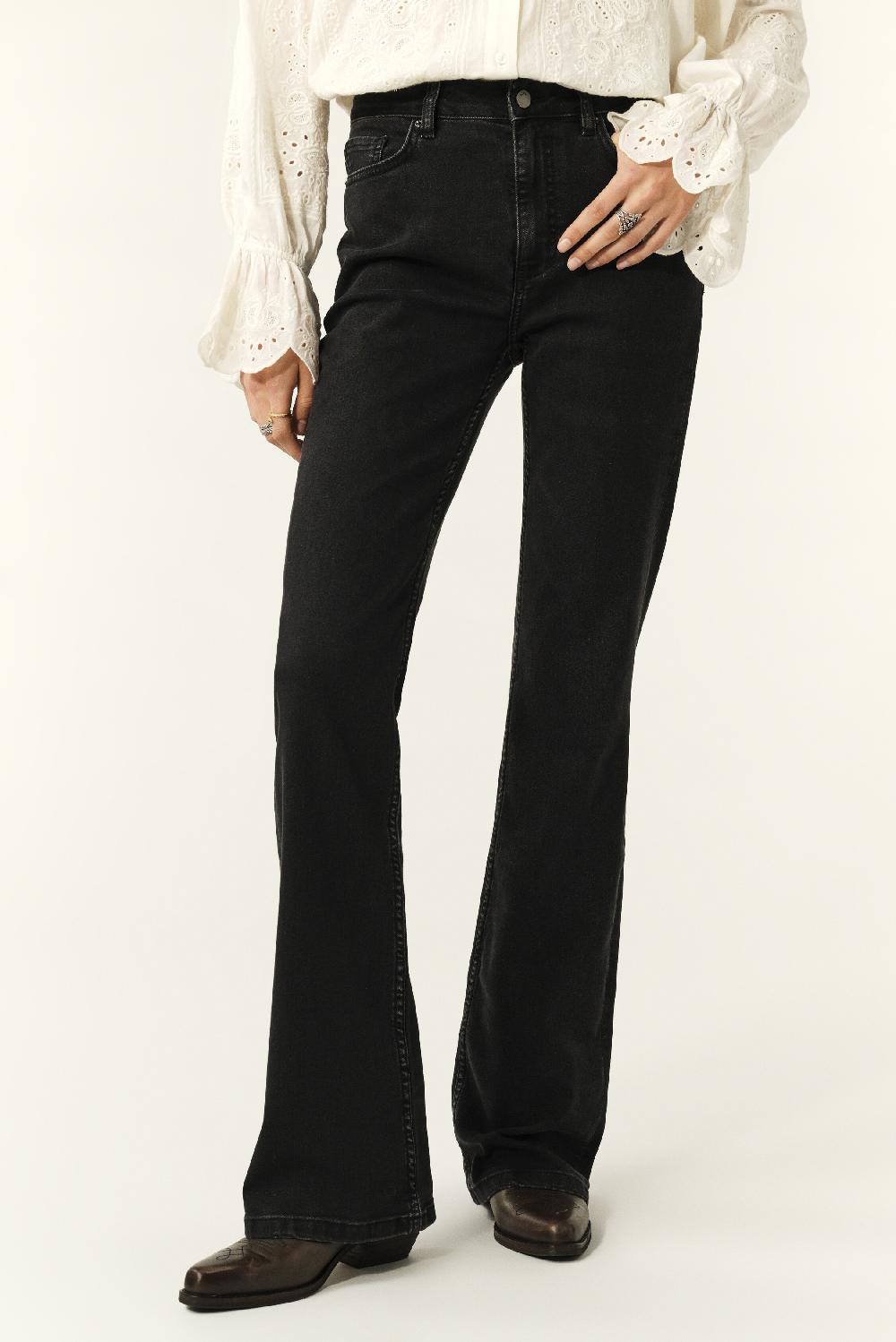 Ba&sh Jean Forme Bootcut Aommie Noir