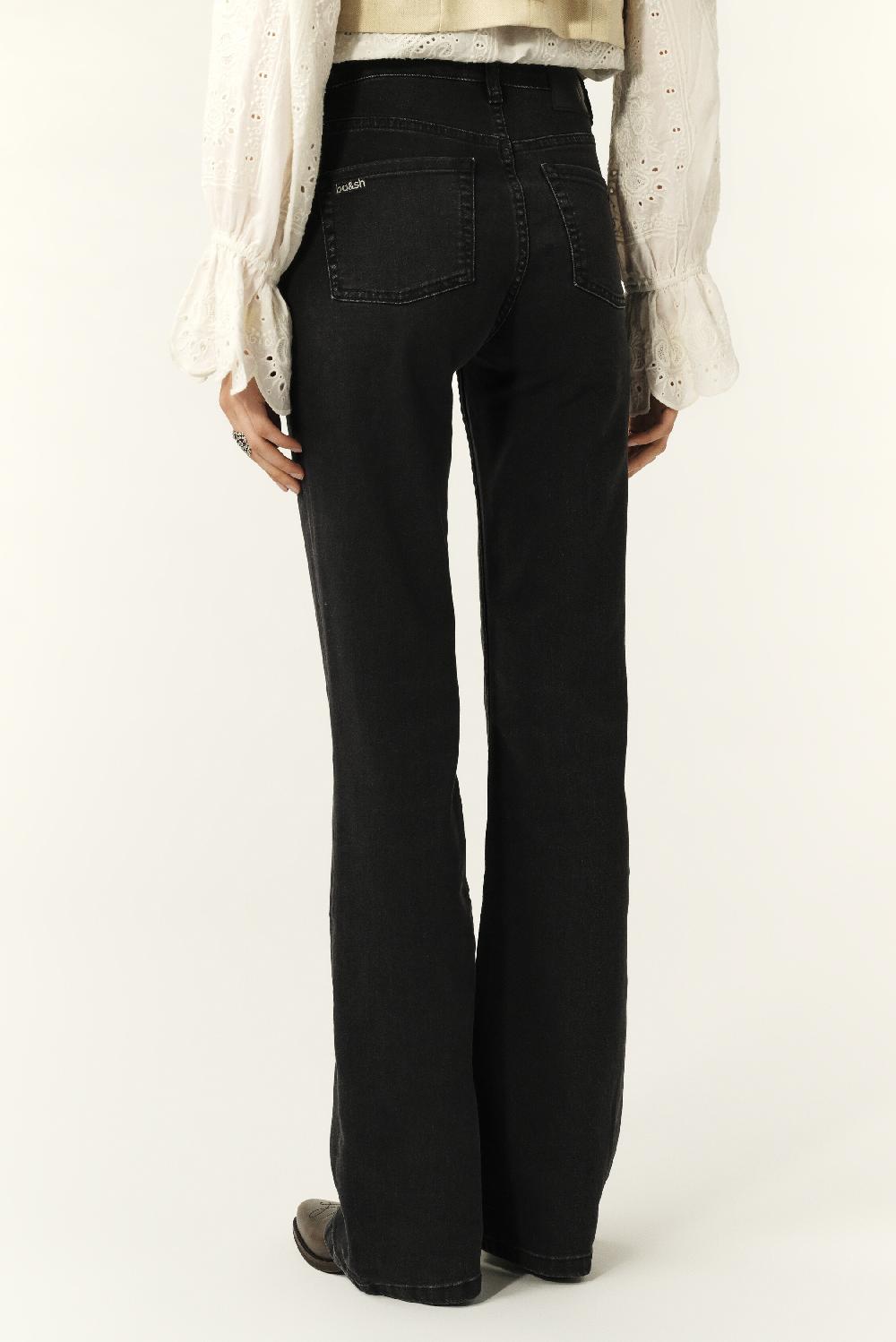 Ba&sh Jean Forme Bootcut Aommie Noir