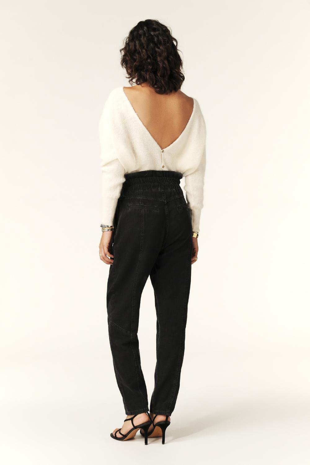 Ba&sh Jean Taille Haute Mony Noir