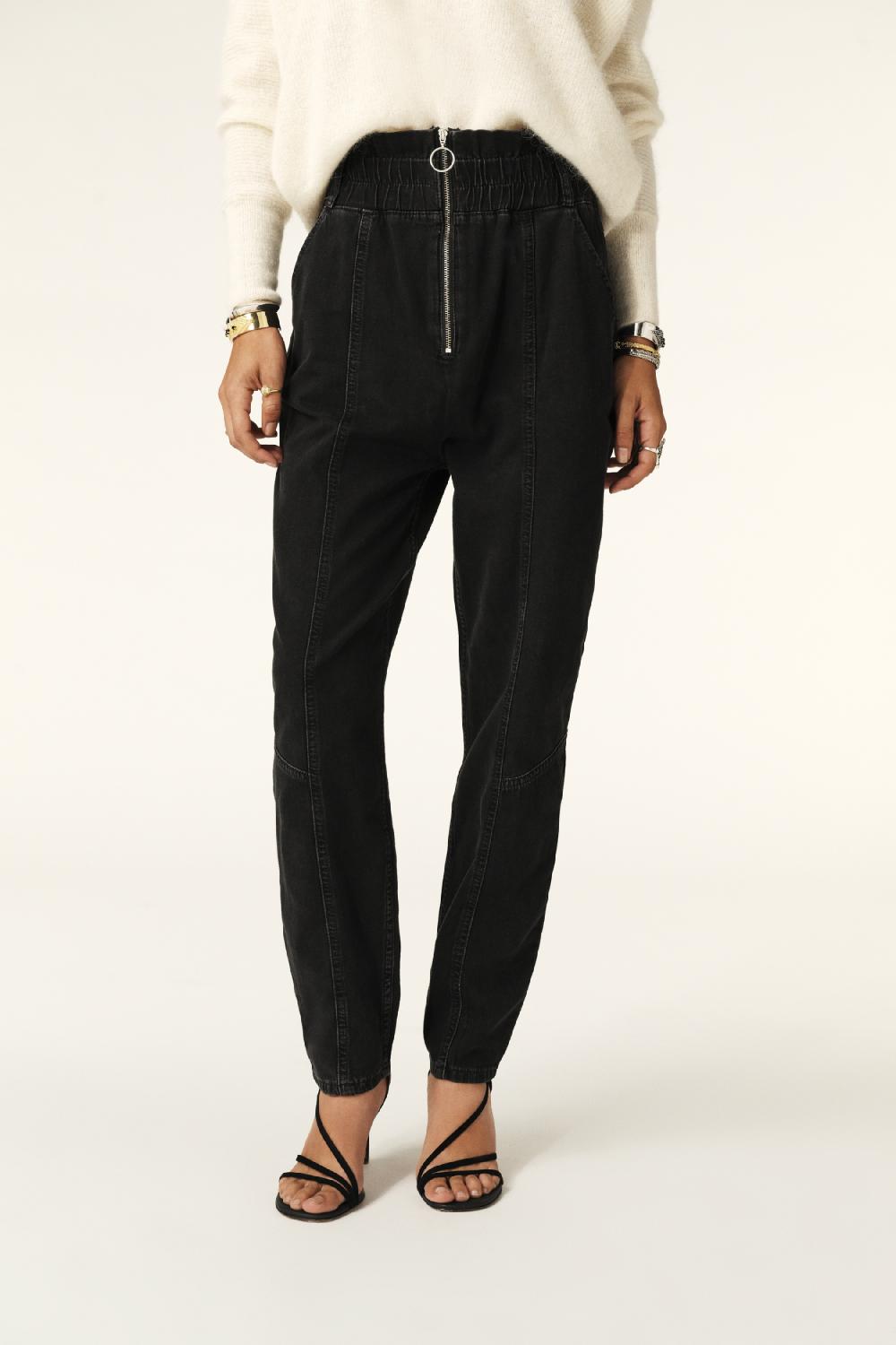 ba&sh Jean Taille Haute Mony Noir