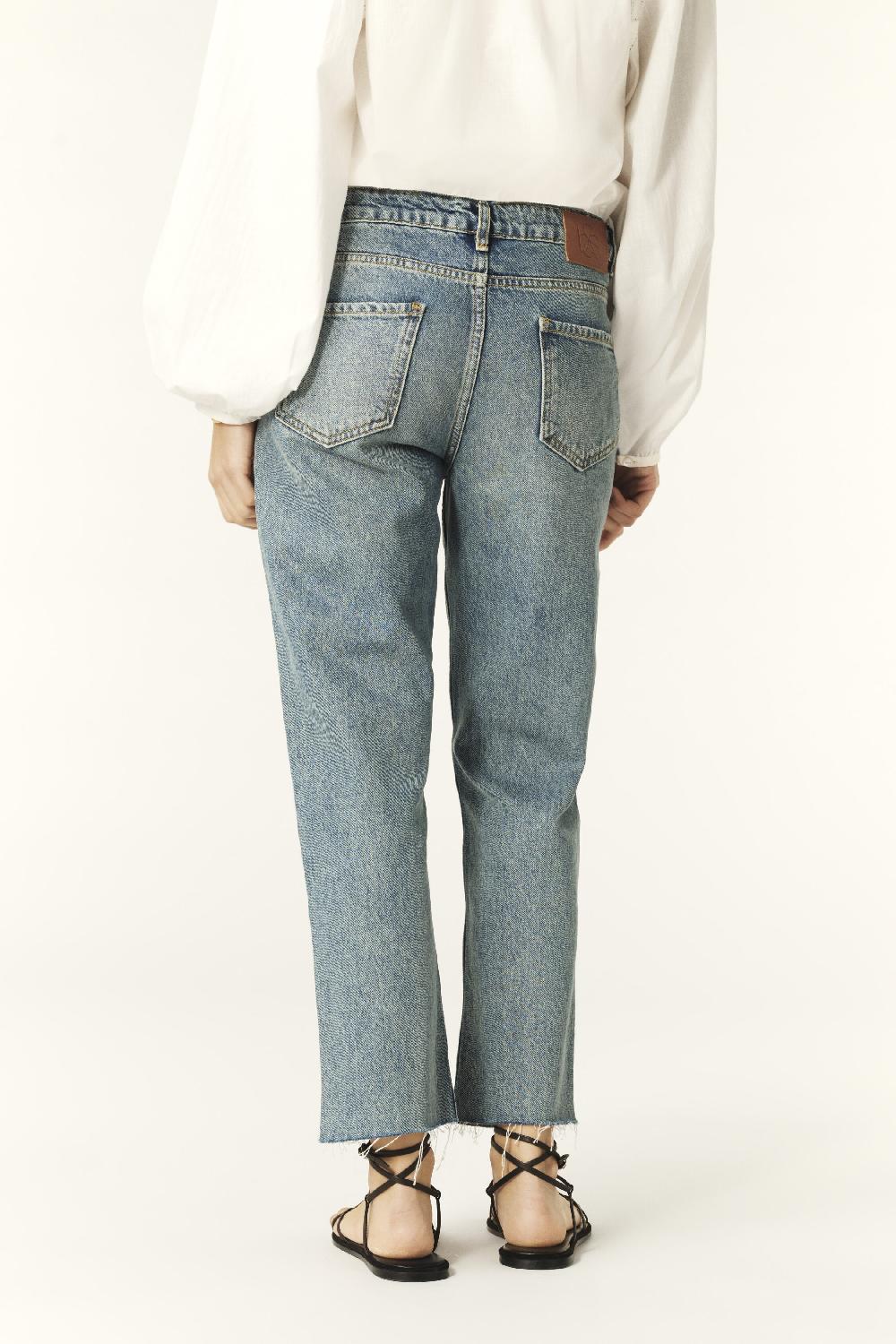 Ba&sh Jeans Boyfriend Elly Bleu