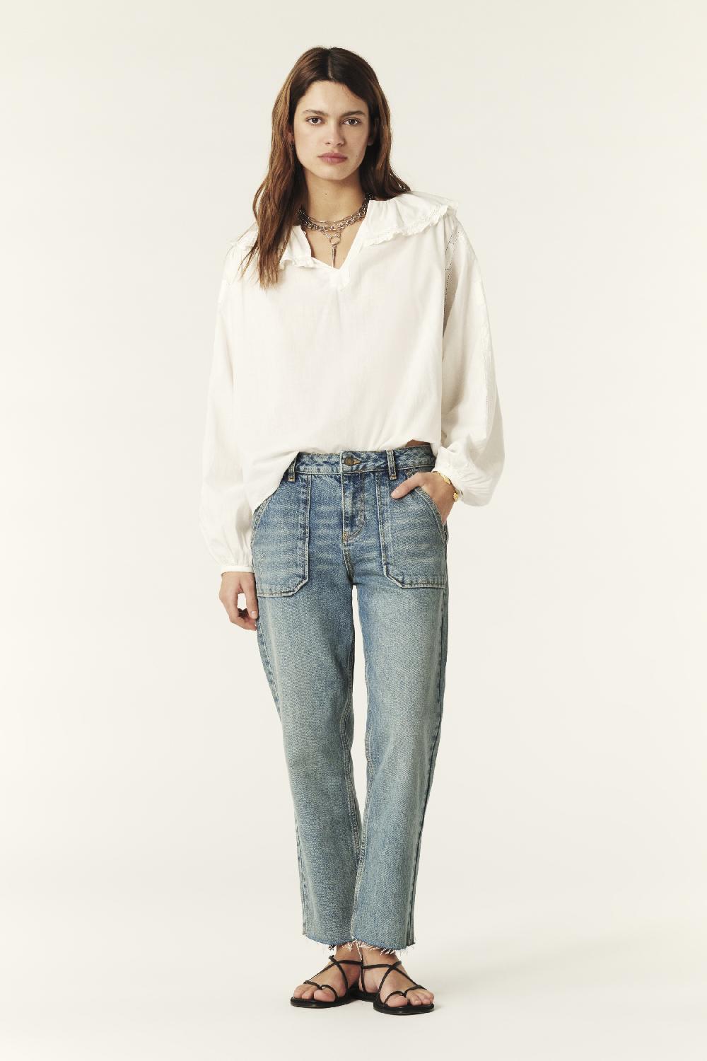 ba&sh Jeans Boyfriend Elly Bleu