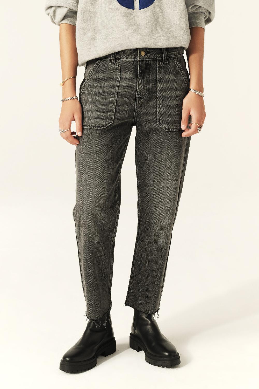 Ba&sh Jeans Boyfriend Elly Gris