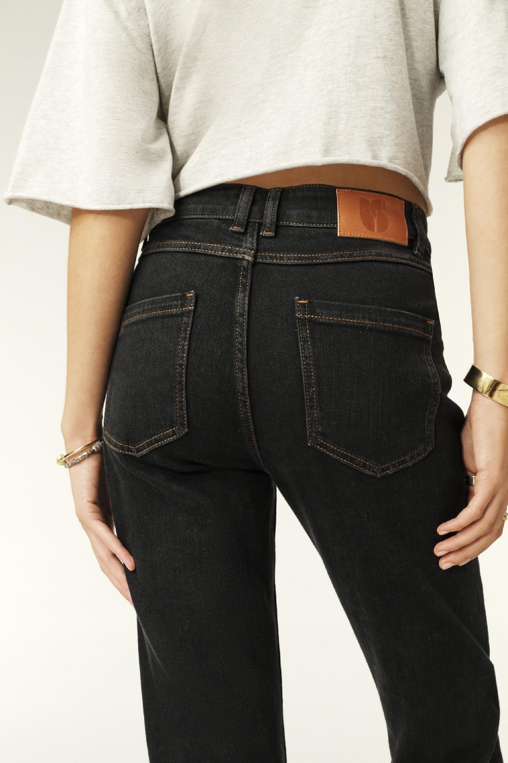 Ba&sh Jeans Flare Ross Noir