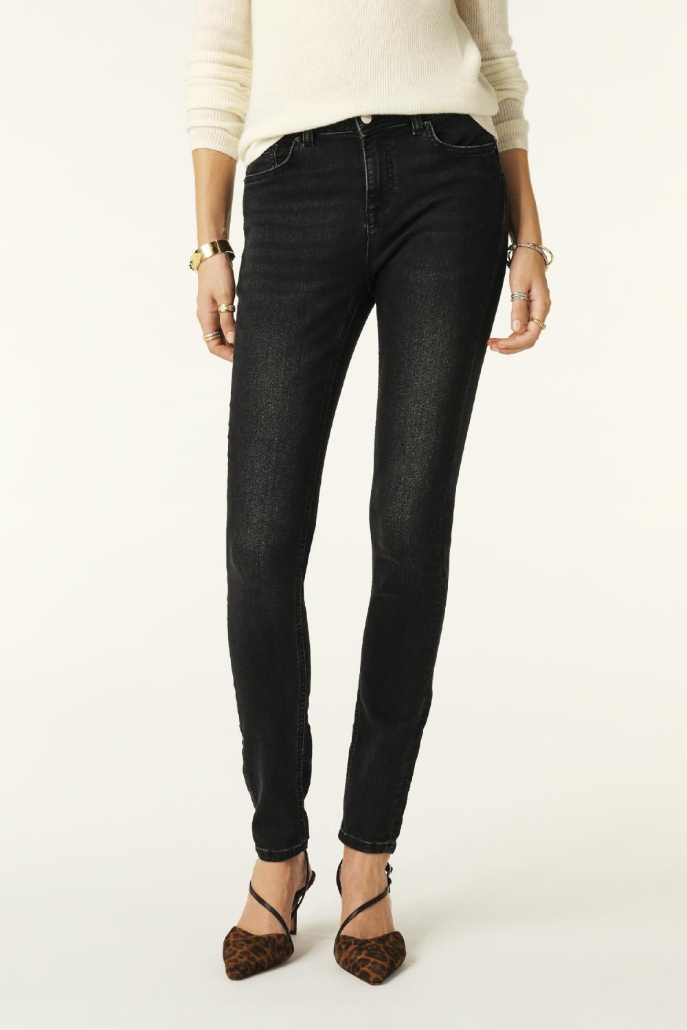 Ba&sh Jeans Slim Aimi Noir