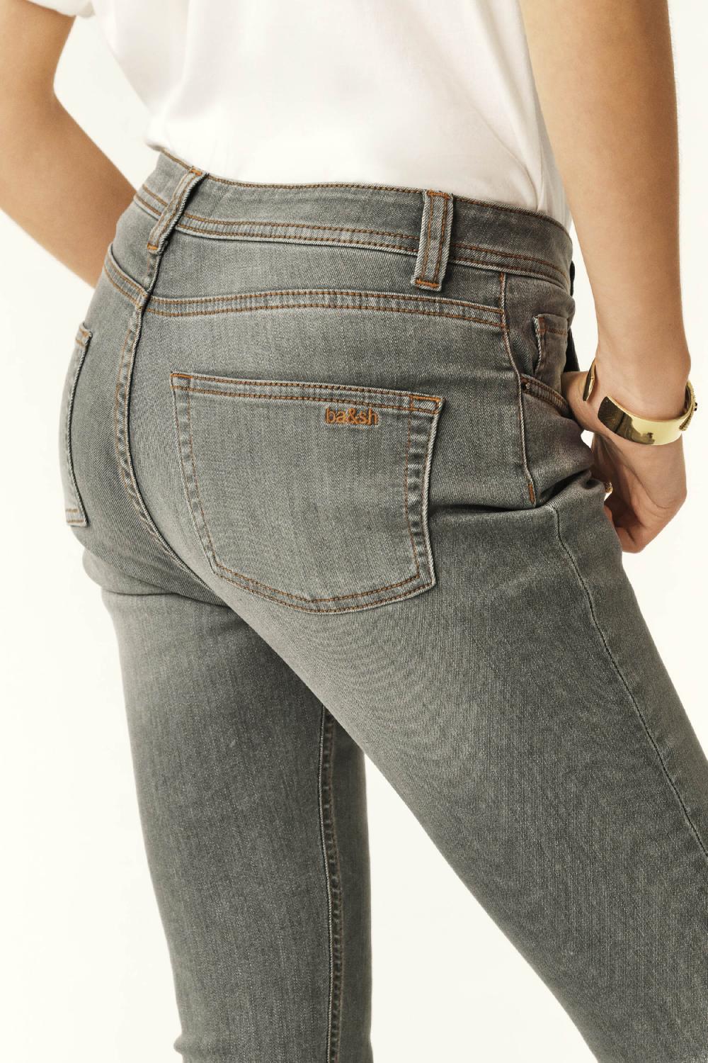 Ba&sh Jeans Slim Aimie Gris
