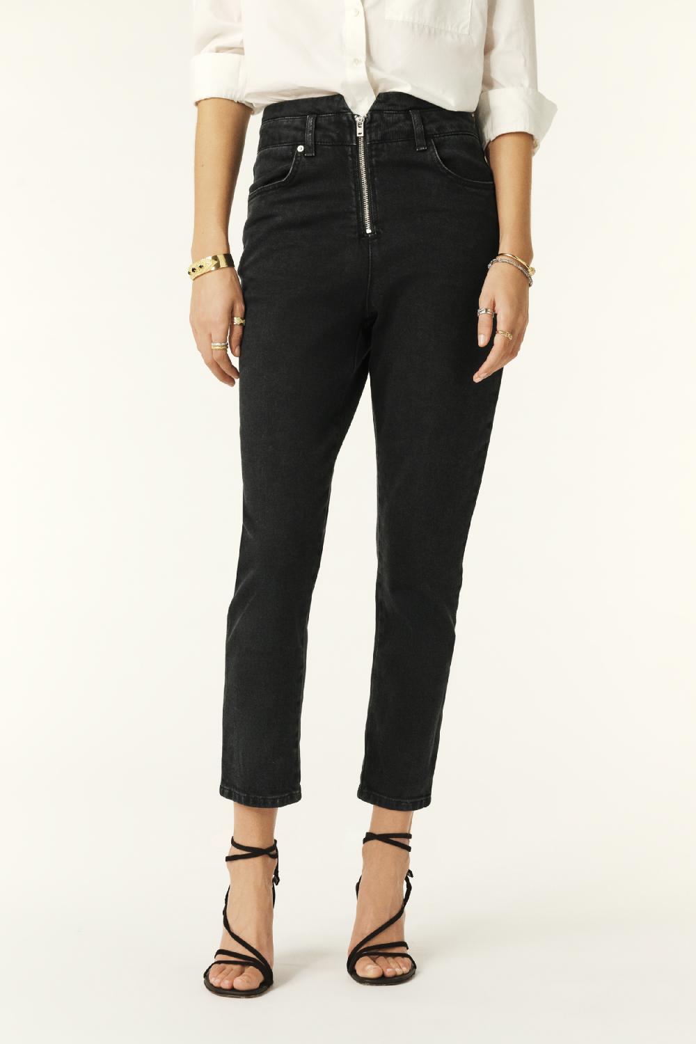 Ba&sh Jeans Slim Iago Noir
