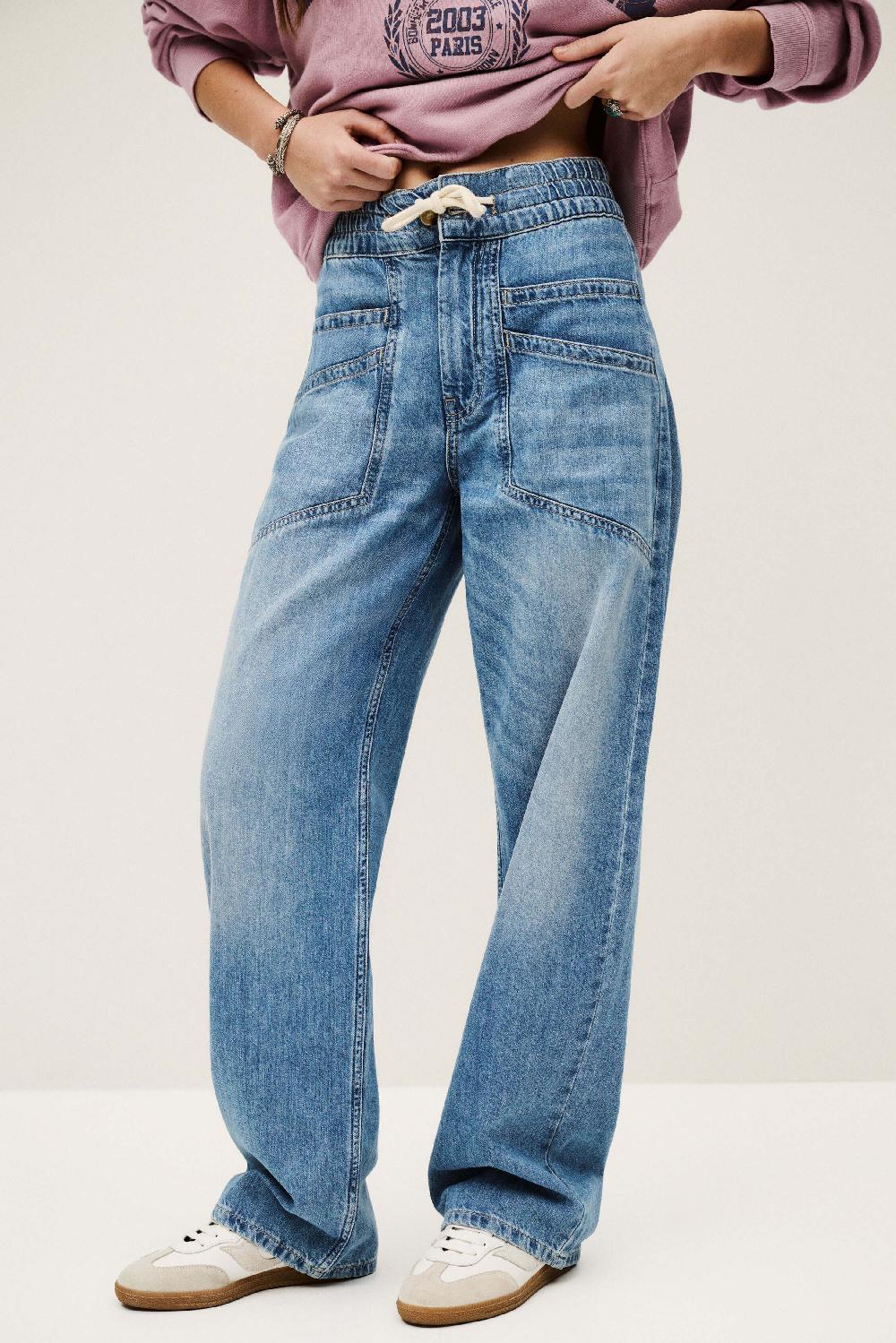 Ba&sh Jeans Wide Straight Mima Denim