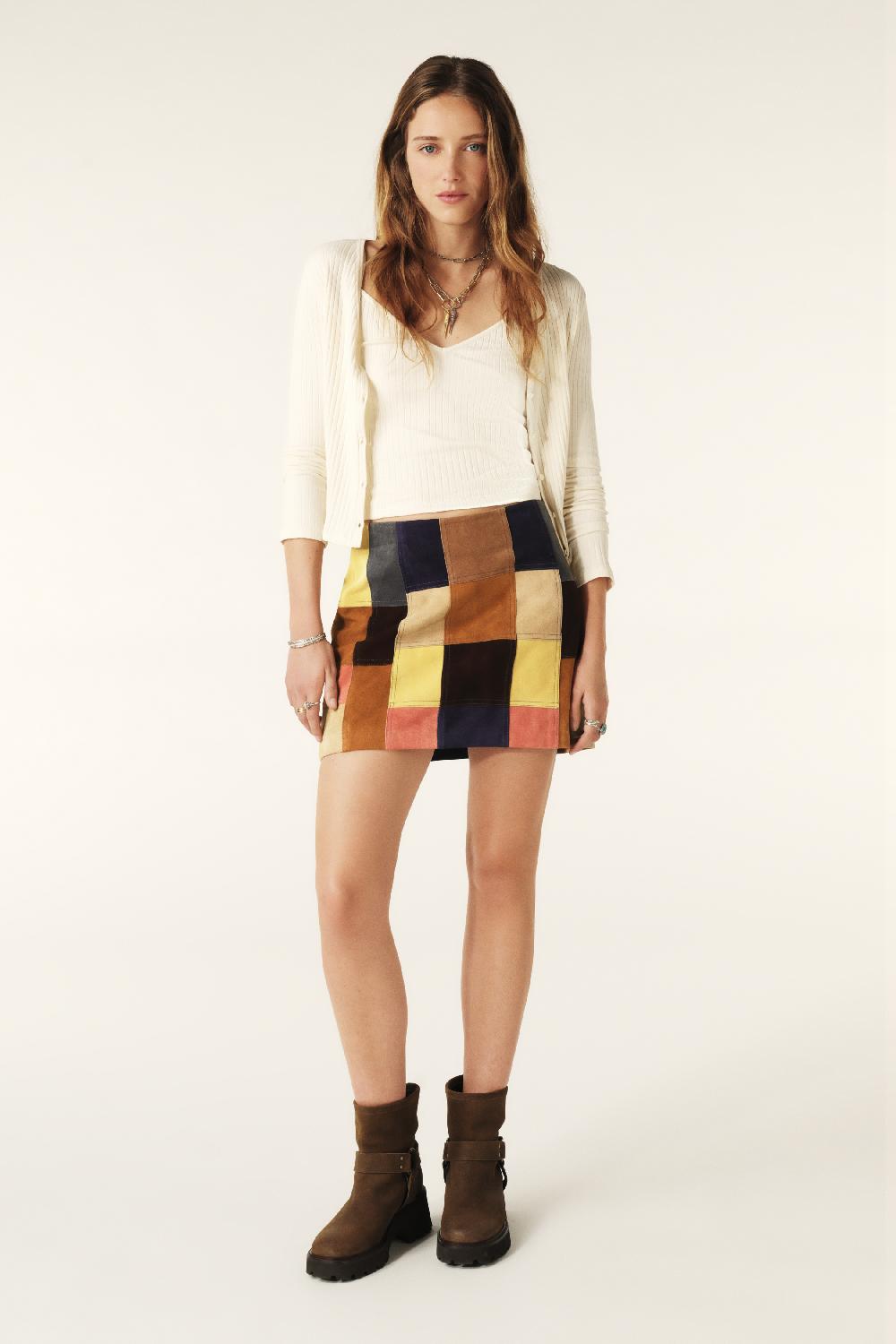 ba&sh Jupe Courte Rosalia Multi