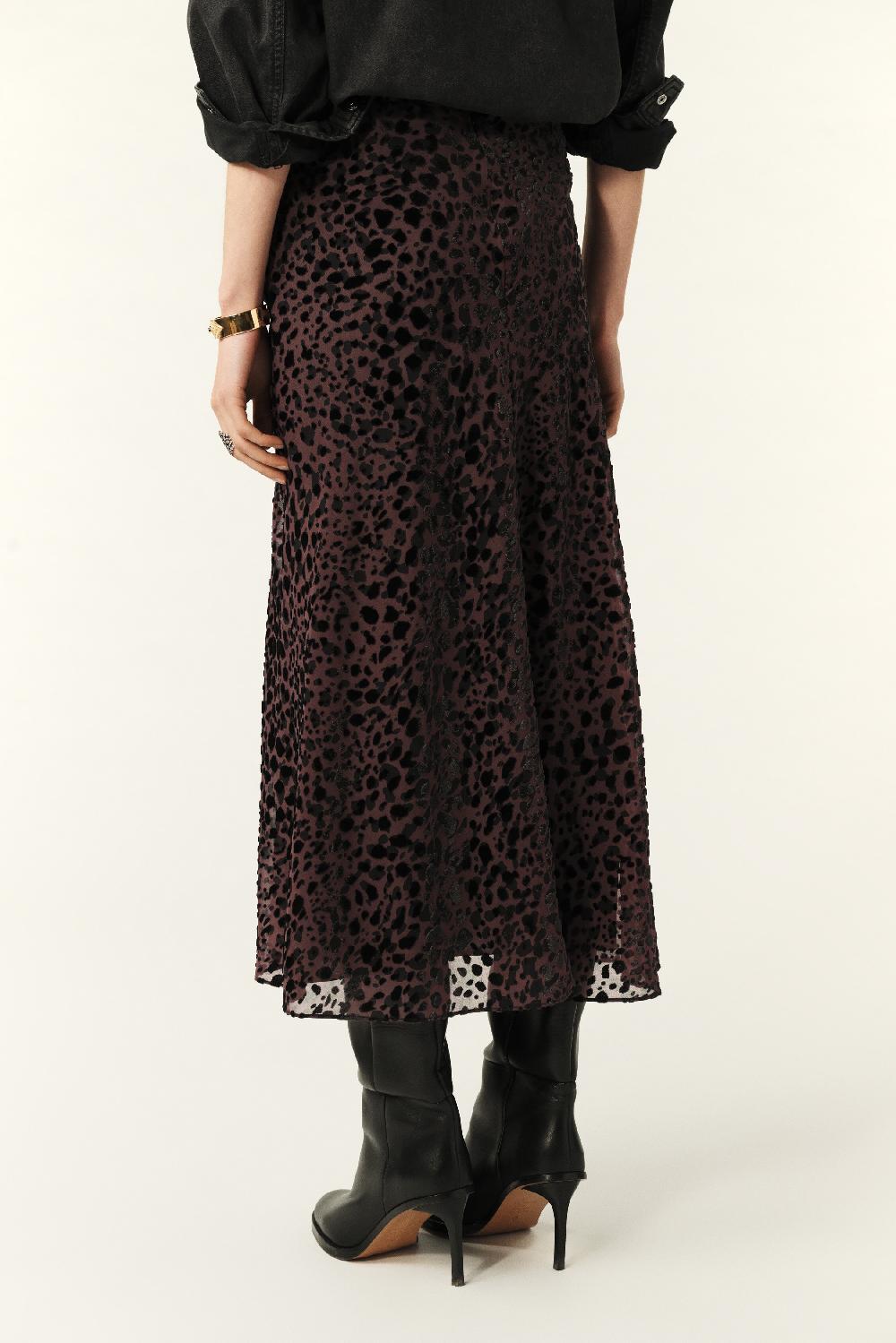 Ba&sh Jupe DéTails DrapéS Dido Prune