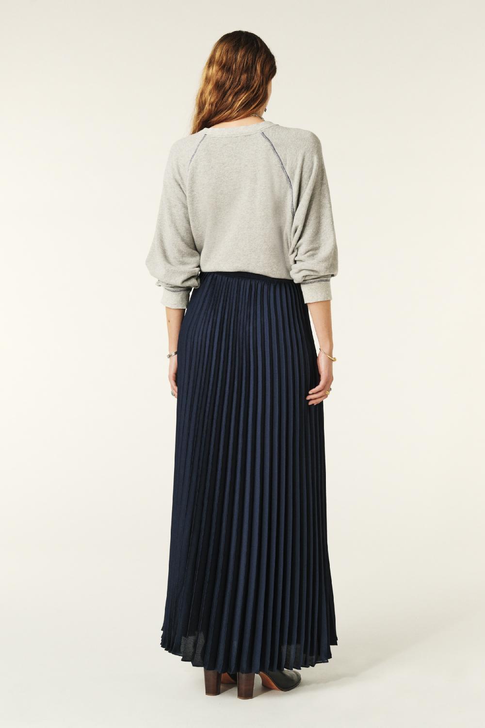 Ba&sh Jupe Longueur Maxi Wow Marine