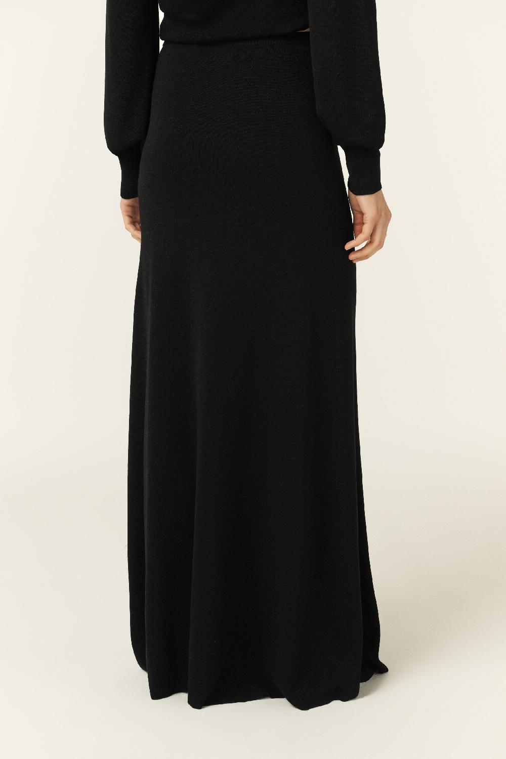 Ba&sh Jupe Maille Basma Noir