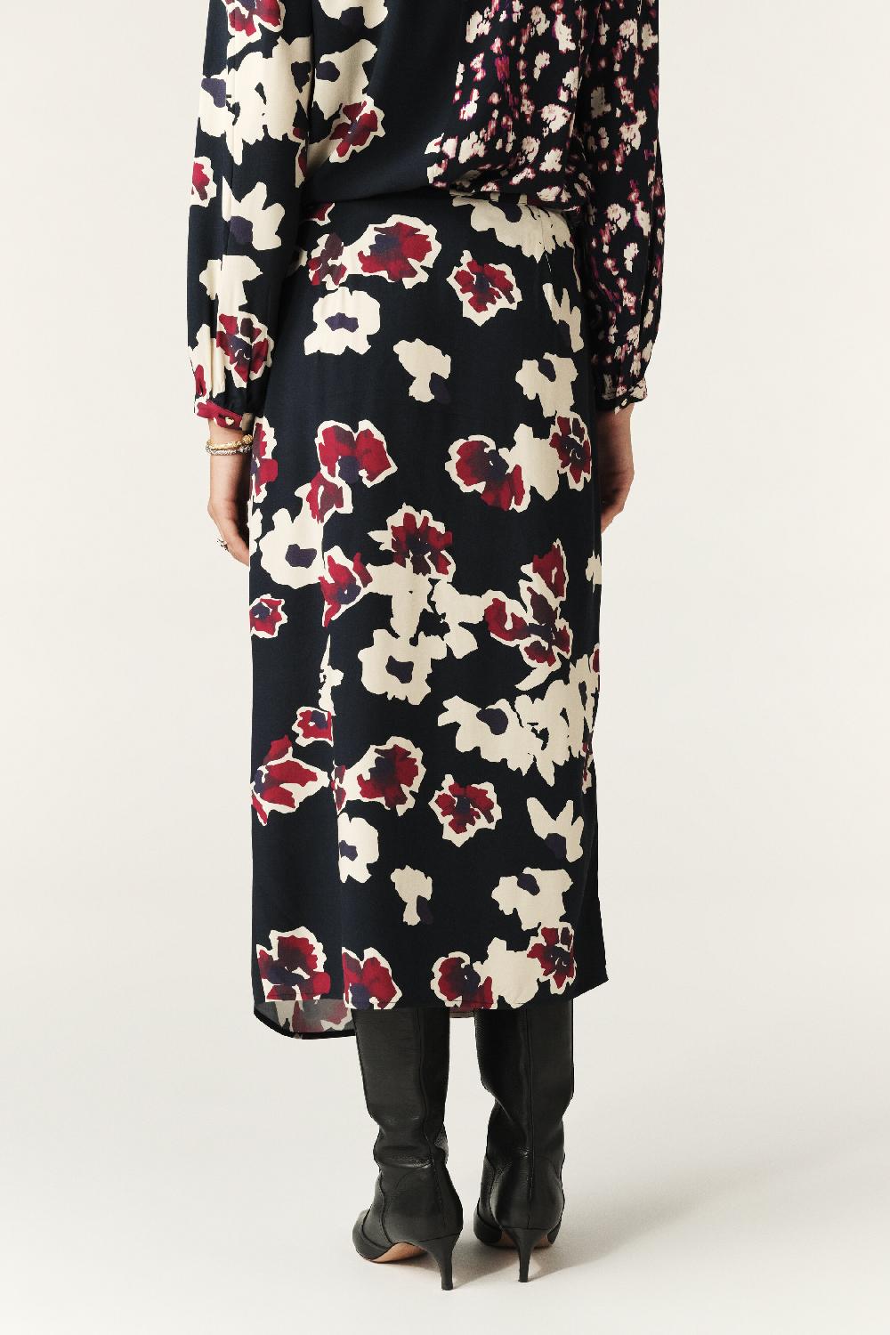 Ba&sh Jupe Midi NouéE Meona Rouge