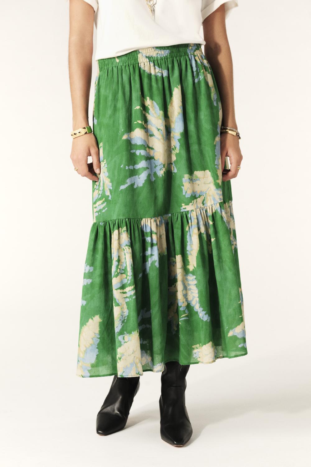 Ba&sh Jupe Midi Plarie Vert