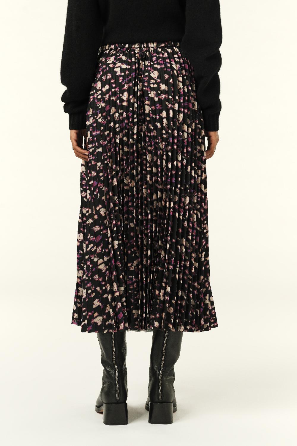 Ba&sh Jupe Midi PlisséE Malicia Rouge