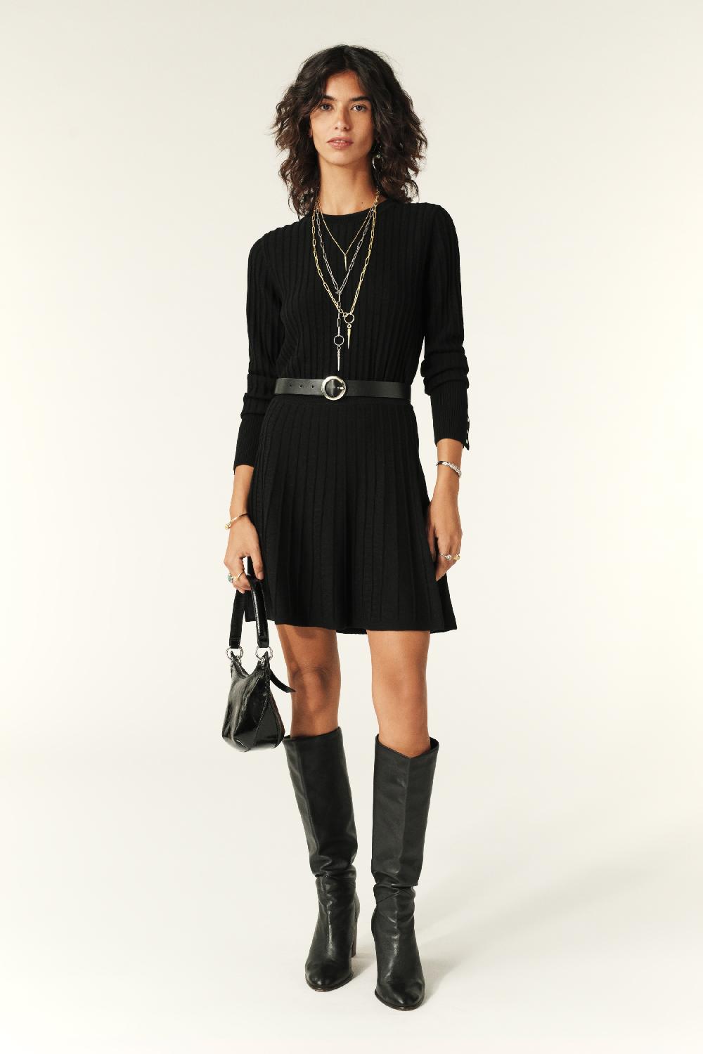 ba&sh Jupe Mini Jolenta Noir