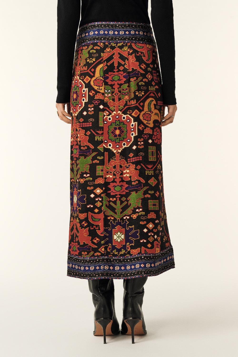 Ba&sh Jupe Portefeuille Varper Noir