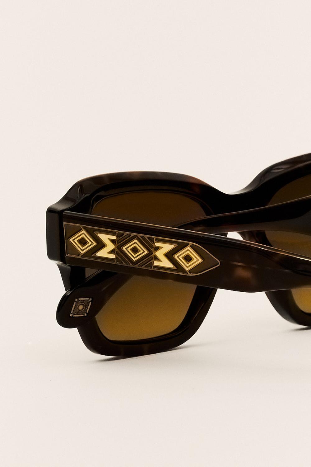 Ba&sh Lunettes De Soleil Lalita Marron