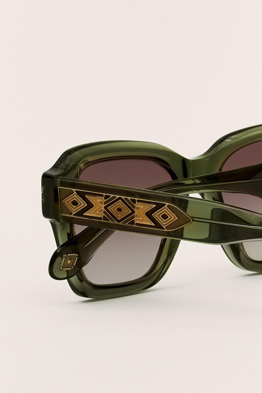 Ba&sh Lunettes De Soleil Lalita Vert