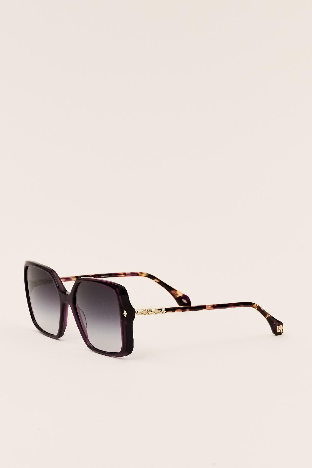 Ba&sh Lunettes De Soleil Liane Violet