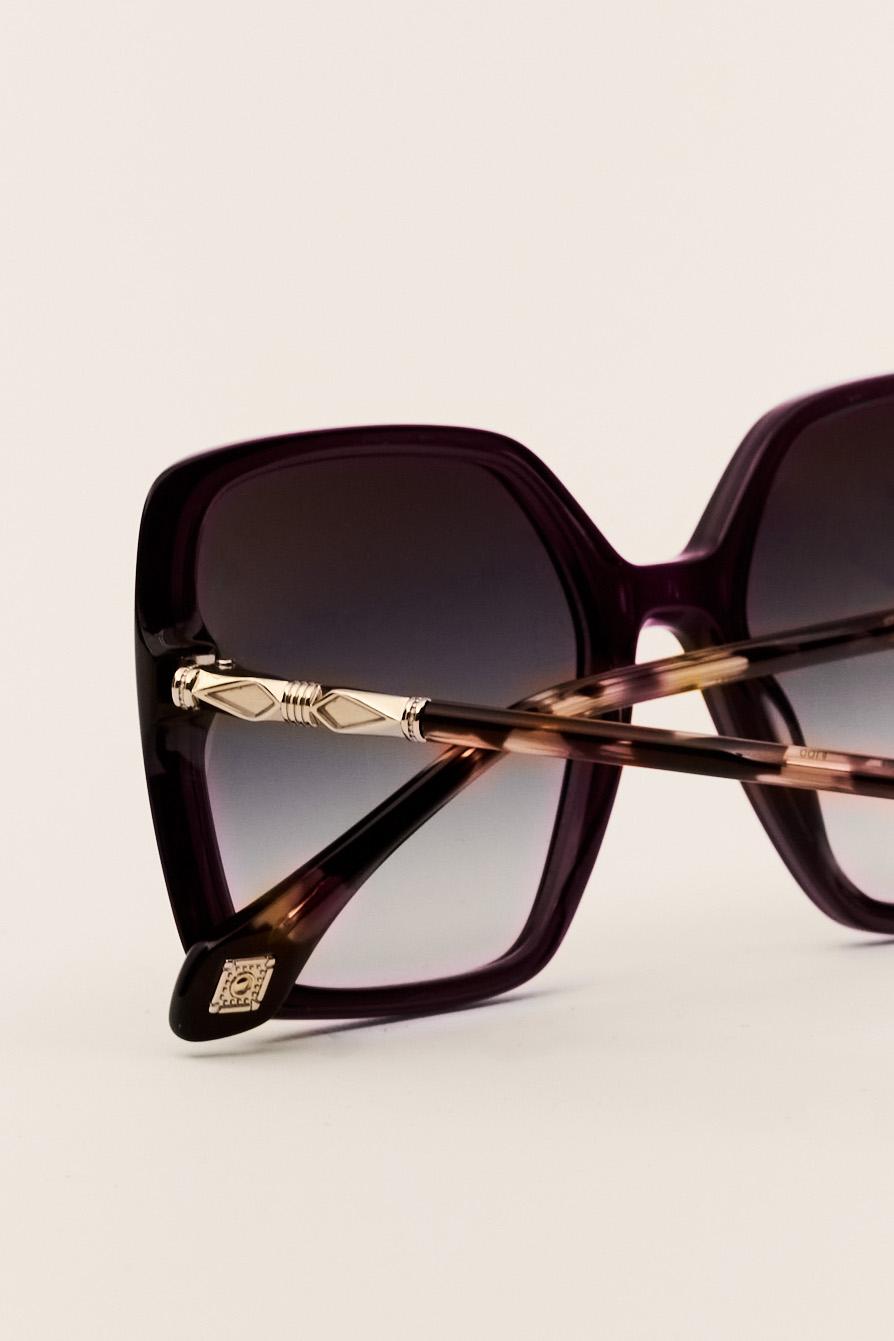 Ba&sh Lunettes De Soleil Liane Violet