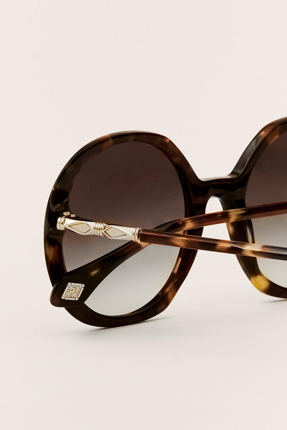 Ba&sh Lunettes De Soleil Loulou Marron