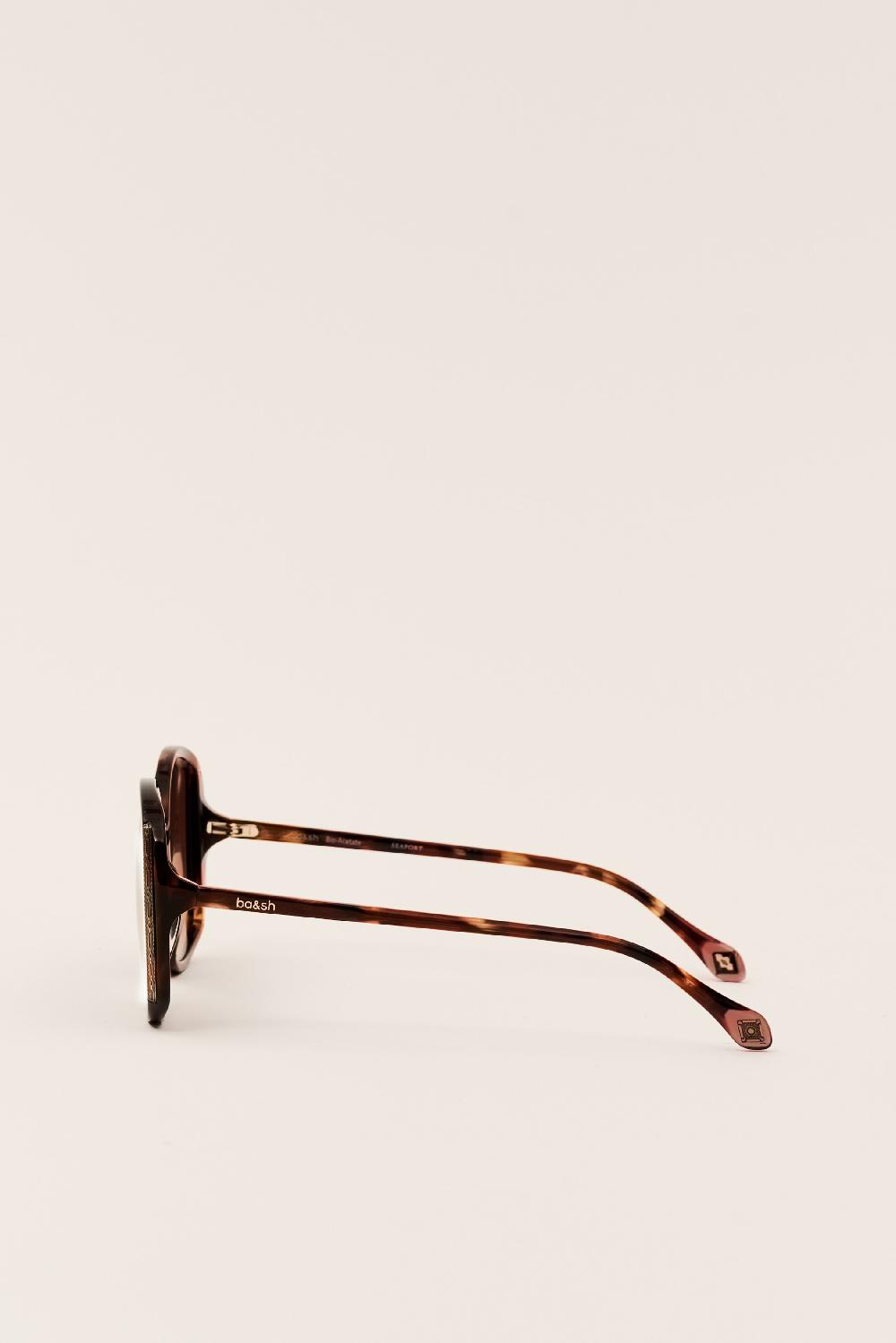Ba&sh Lunettes De Soleil Lucy Marron