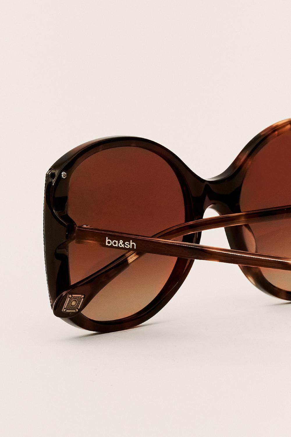 Ba&sh Lunettes De Soleil Lucy Marron