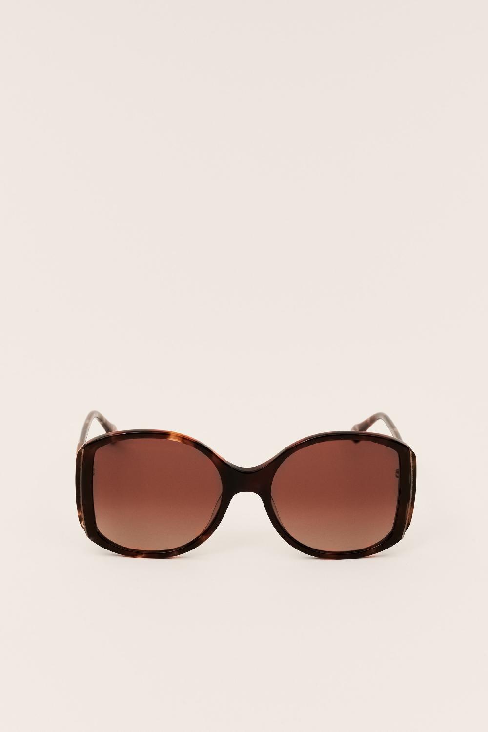 ba&sh Lunettes De Soleil Lucy Marron