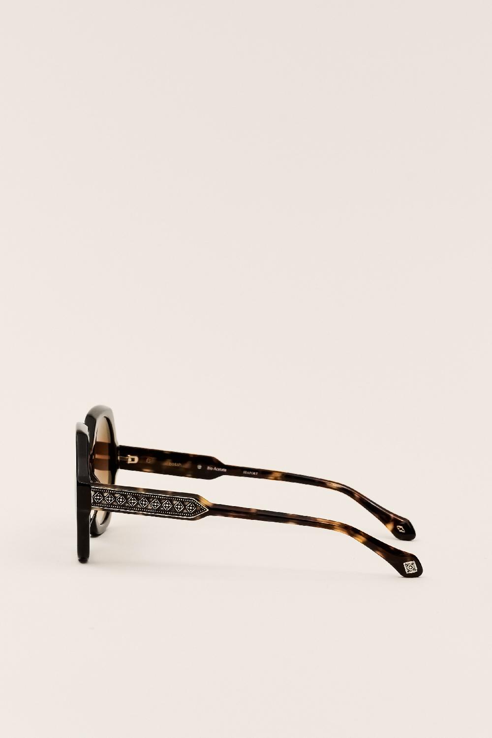 Ba&sh Lunettes De Soleil Luny Marron
