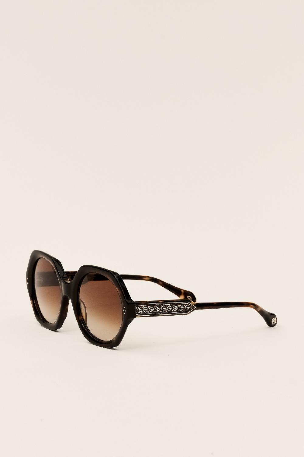 Ba&sh Lunettes De Soleil Luny Marron