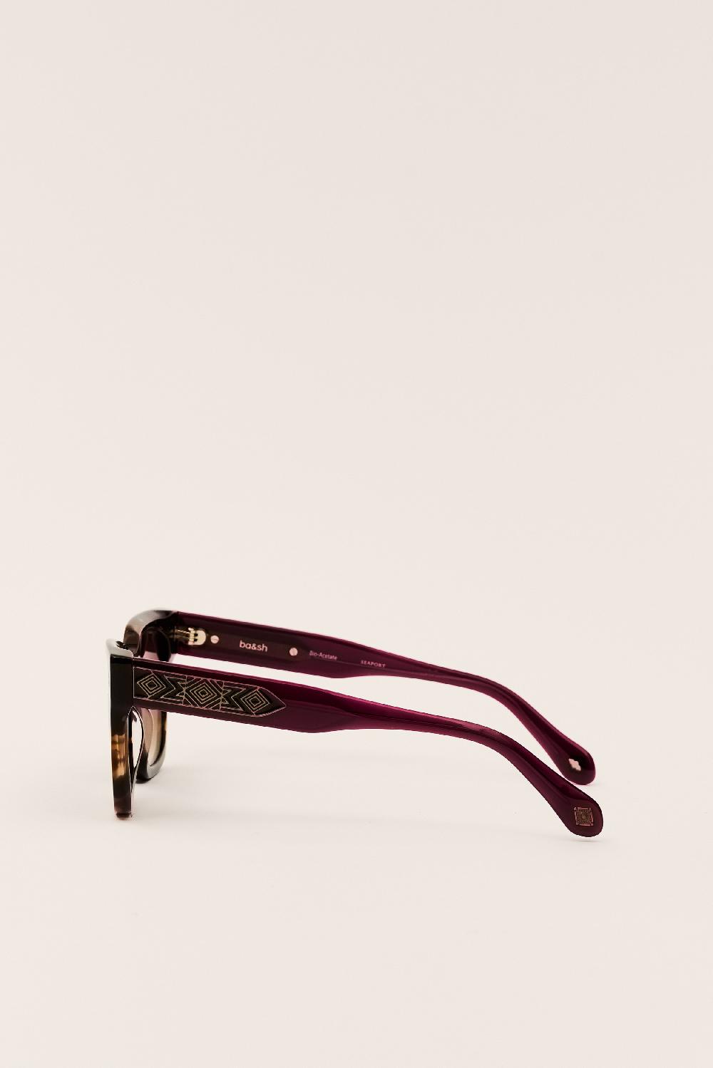 Ba&sh Lunettes De Soleil Lupita Marron