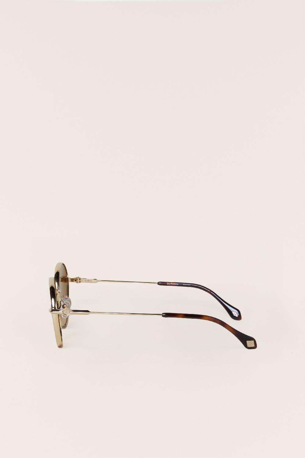 Ba&sh Lunettes Soleil MéTal Liora Marron