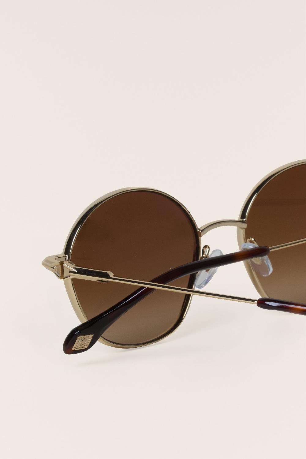 Ba&sh Lunettes Soleil MéTal Liora Marron