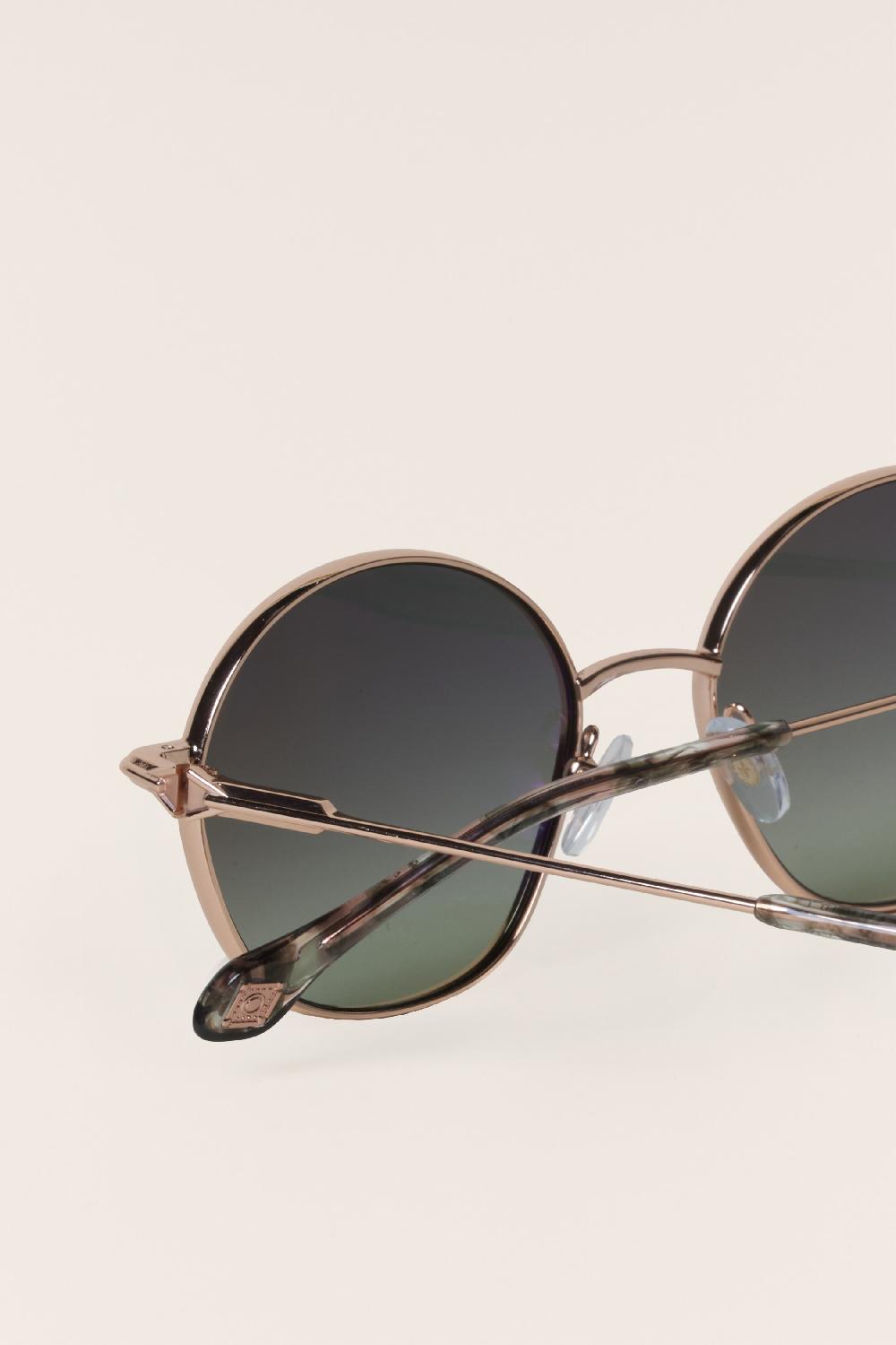 Ba&sh Lunettes Soleil MéTal Liora Vert