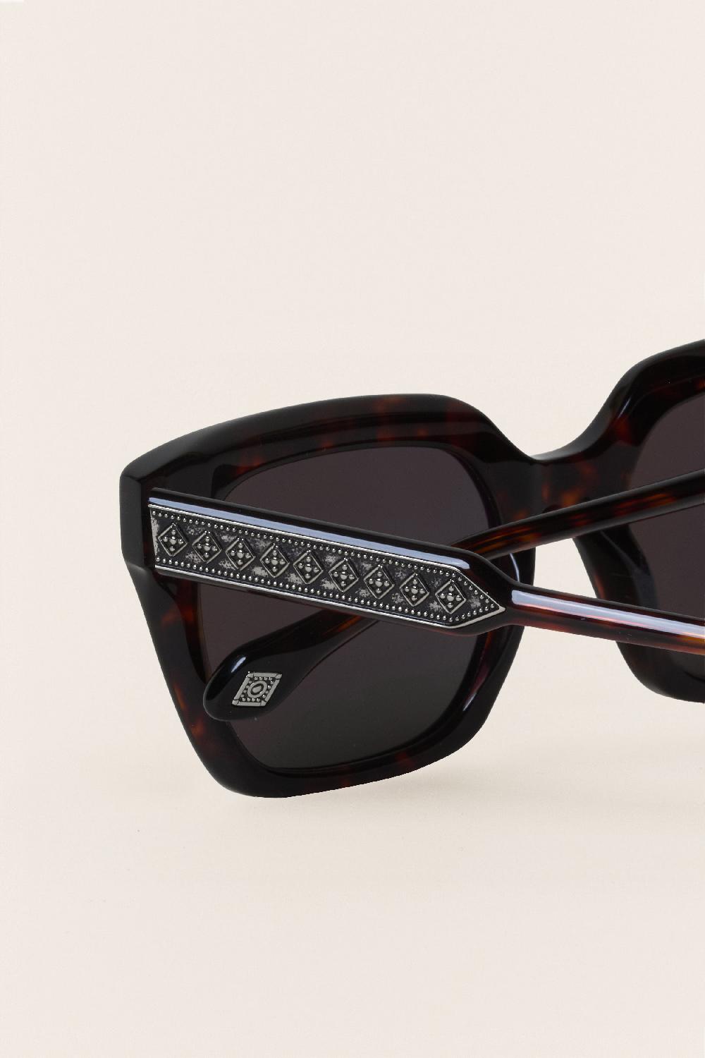 Ba&sh Lunettes Soleil Rectangulaires Laia Noir