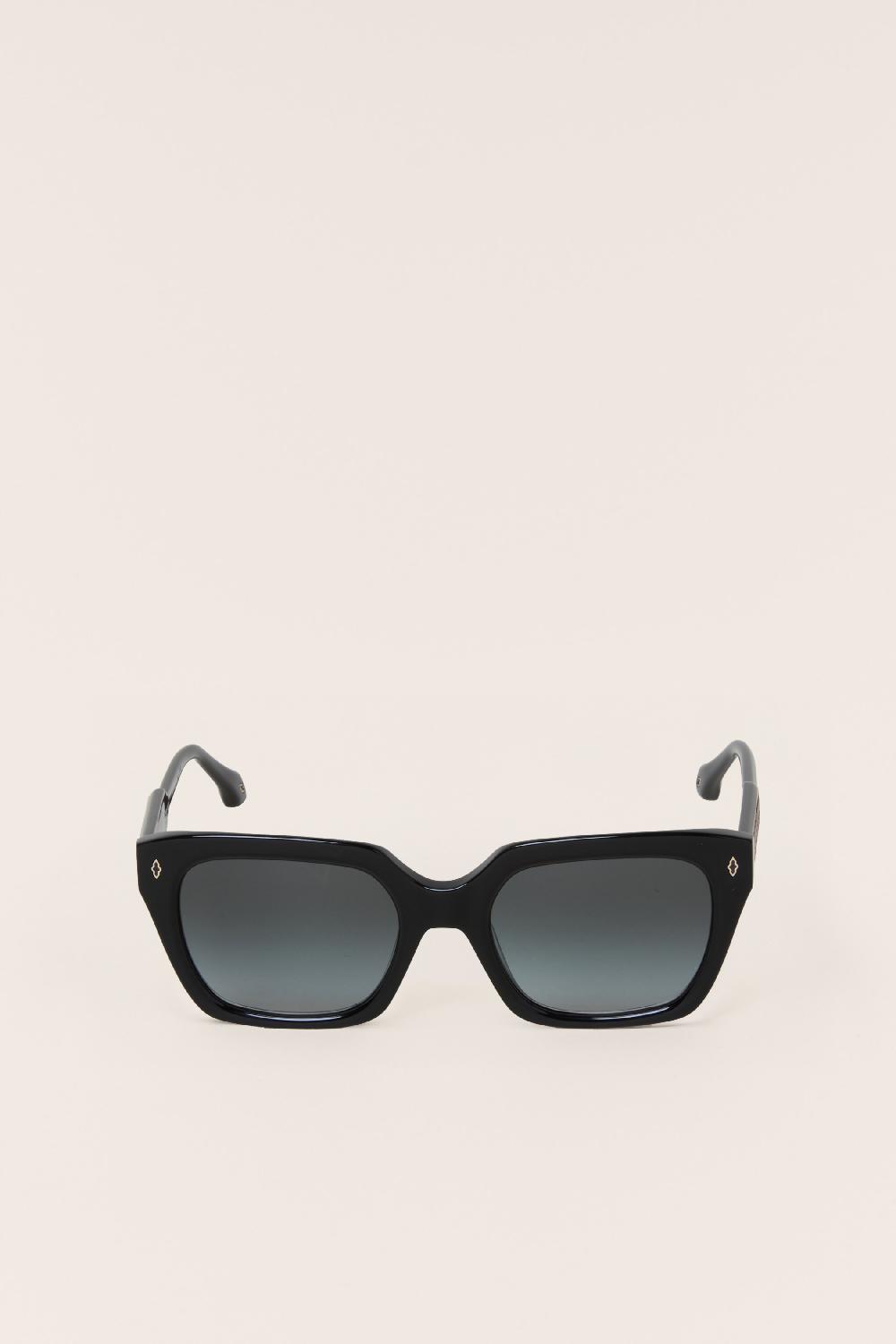 ba&sh Lunettes Soleil Rectangulaires Laia Noir