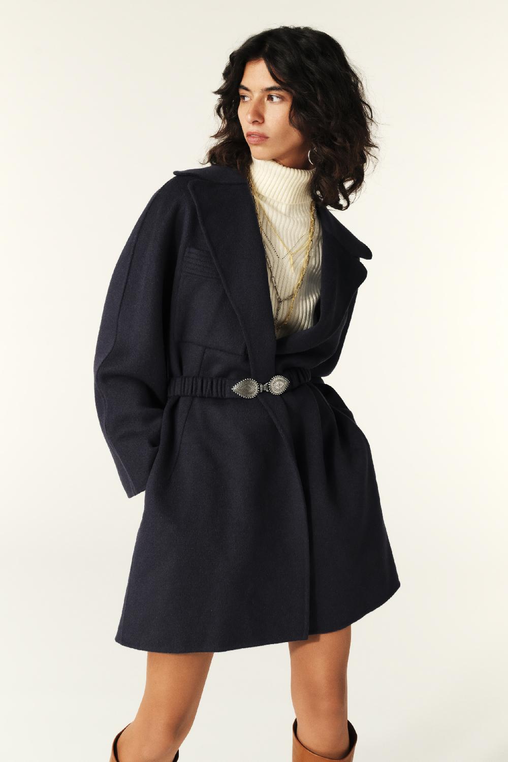 ba&sh Manteau Court Kara Marine