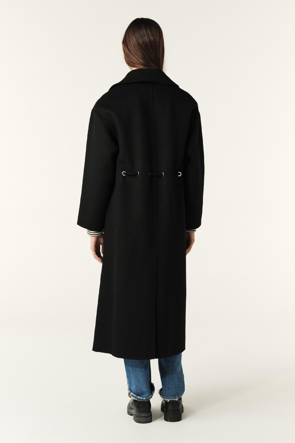 Ba&sh Manteau Trench Kate Noir