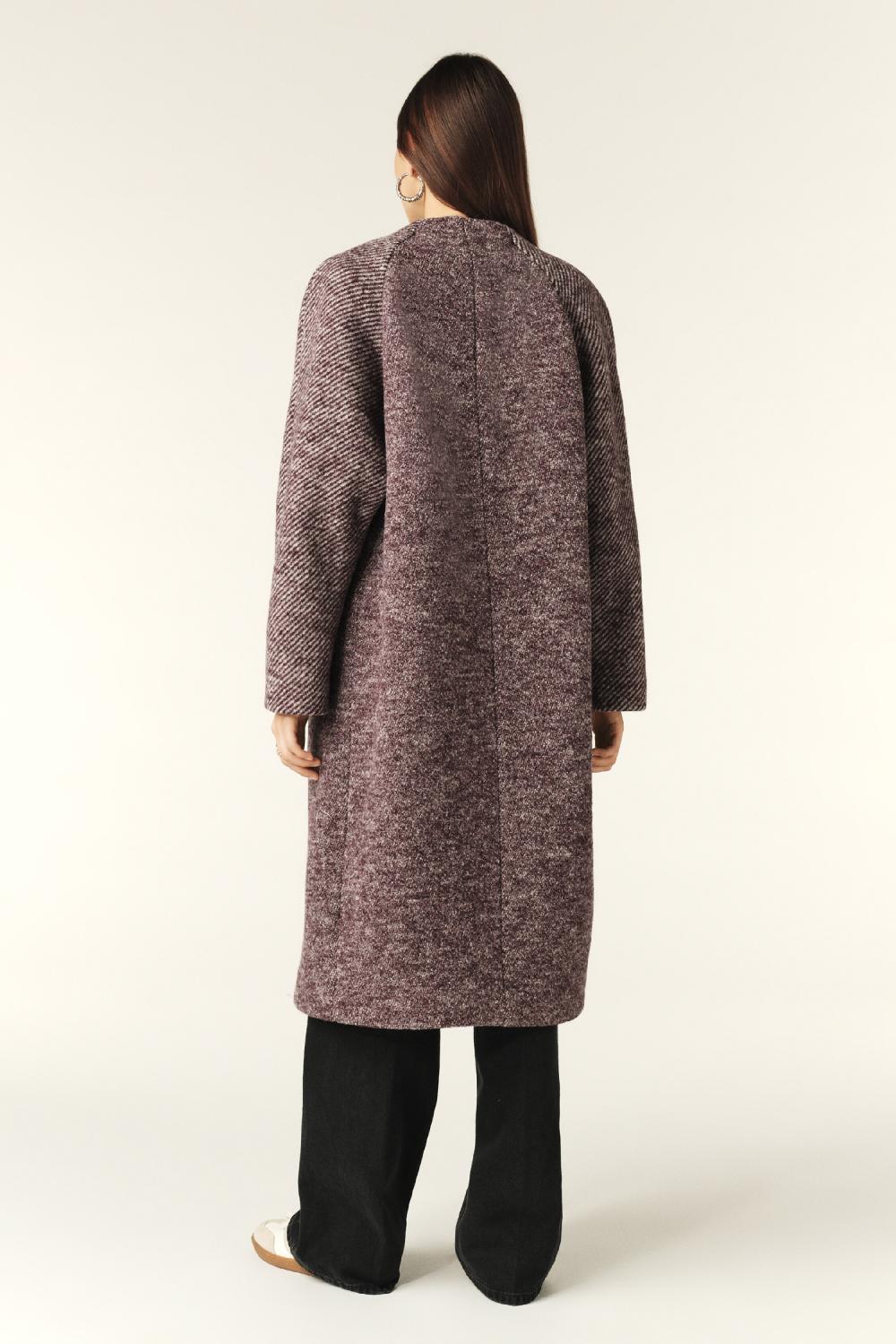 Ba&sh Manteau Trois Quart Candide Rouge