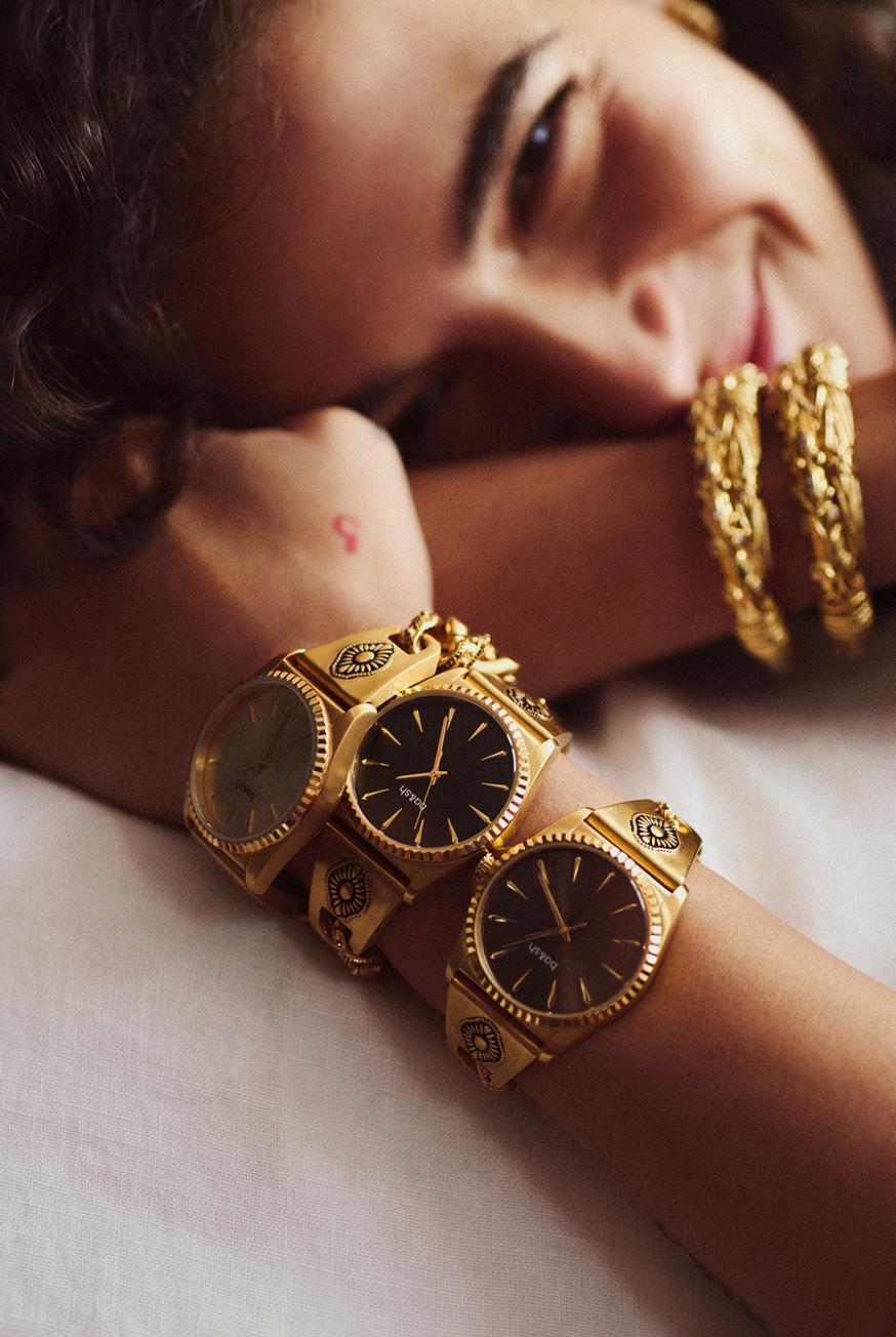 Ba&sh Montre Bijou Reset Dore