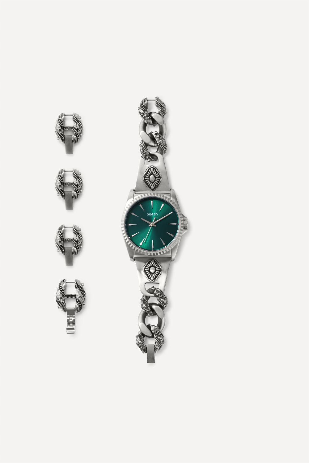 Ba&sh Montre-Bijou Reset Vert