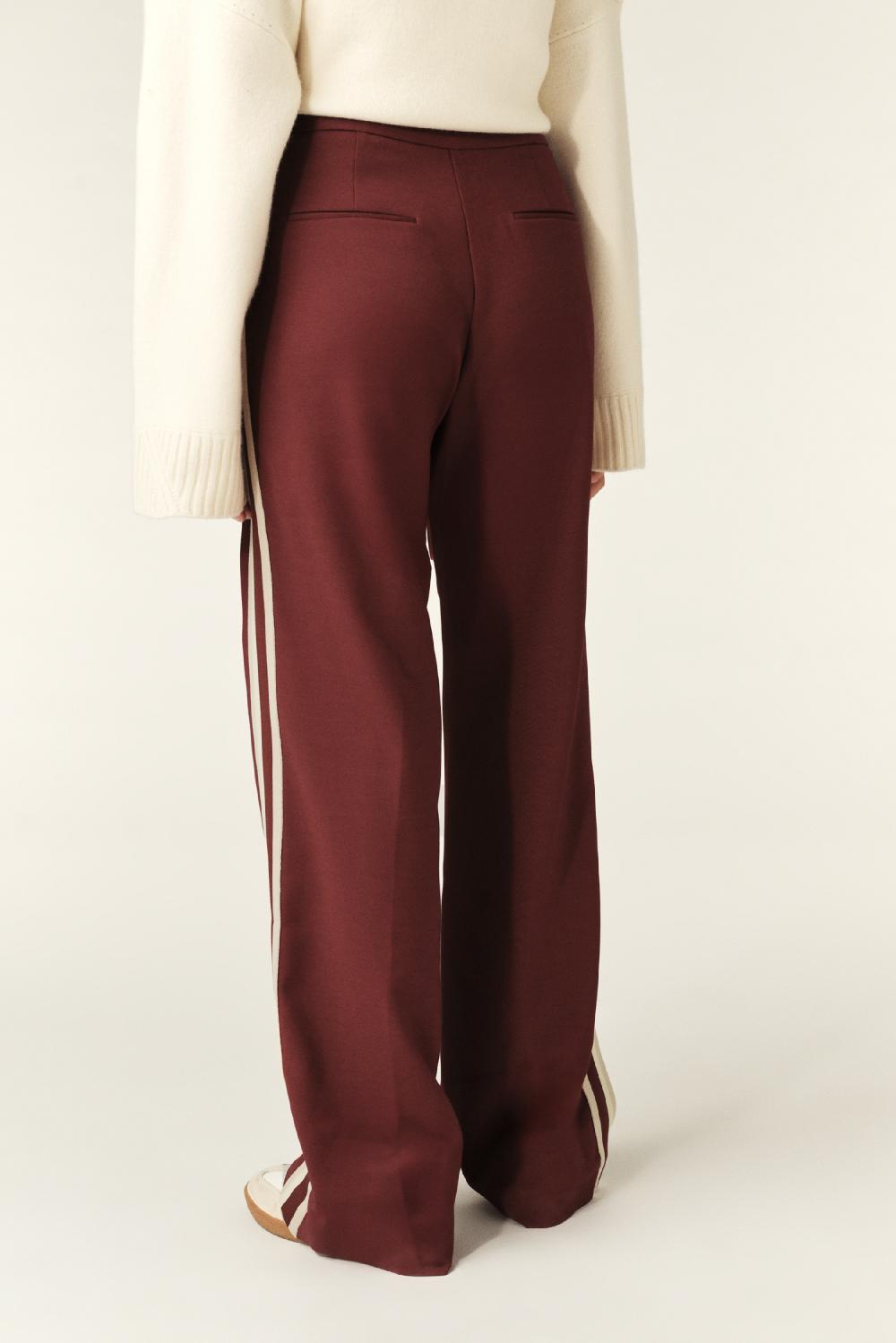 Ba&sh Pantalon Bootcut Soda Rouge