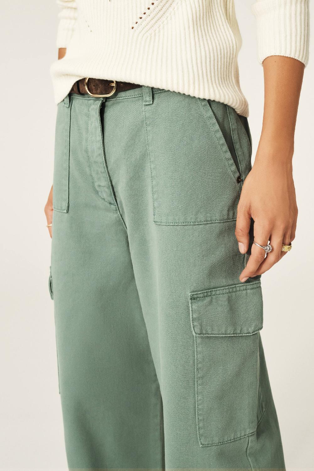 Ba&sh Pantalon Cargo Corlou Vert