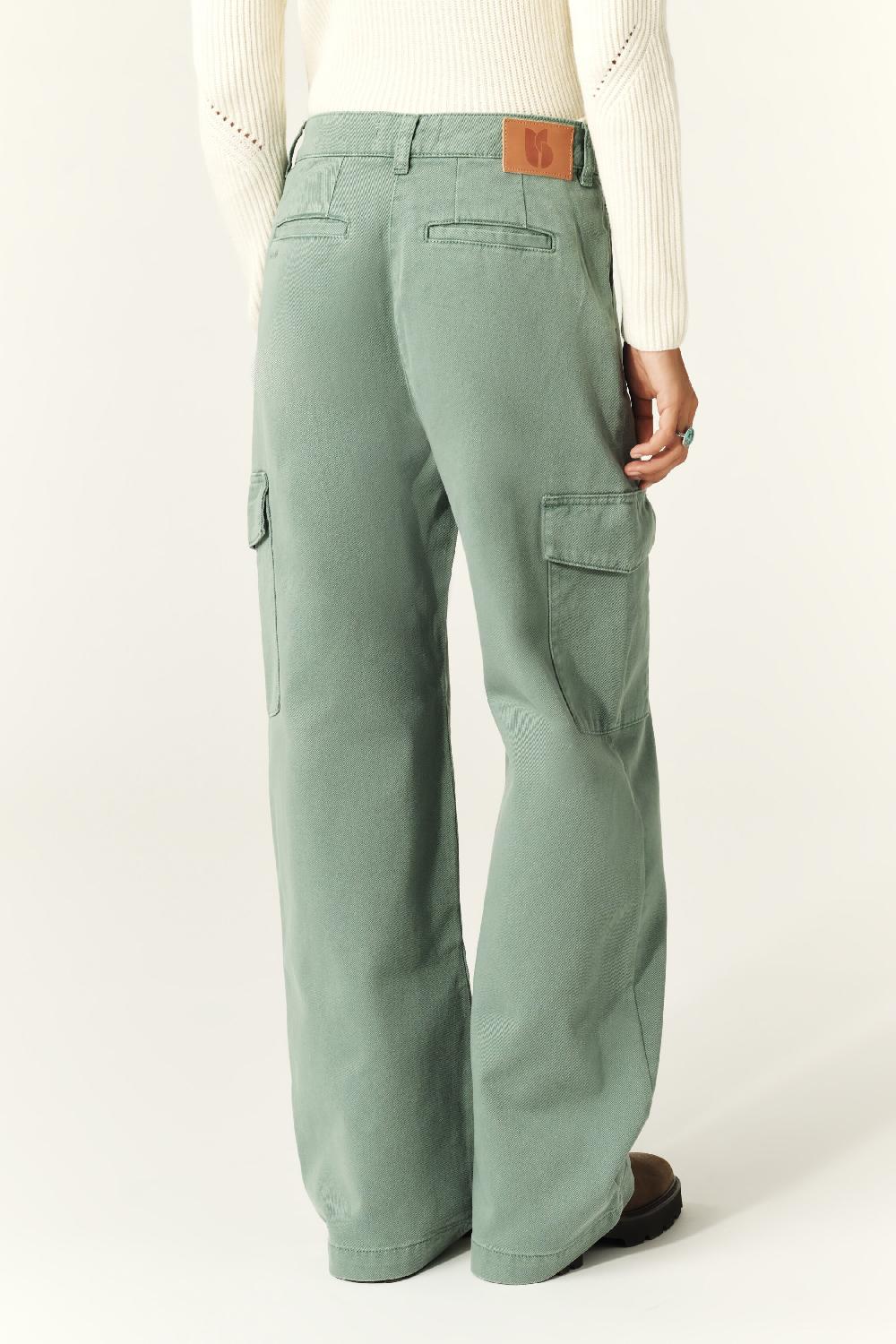 Ba&sh Pantalon Cargo Corlou Vert