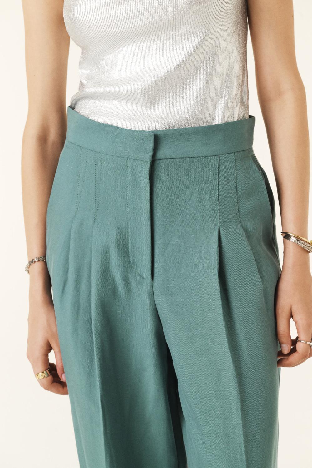 Ba&sh Pantalon Chic Gadwin Vert