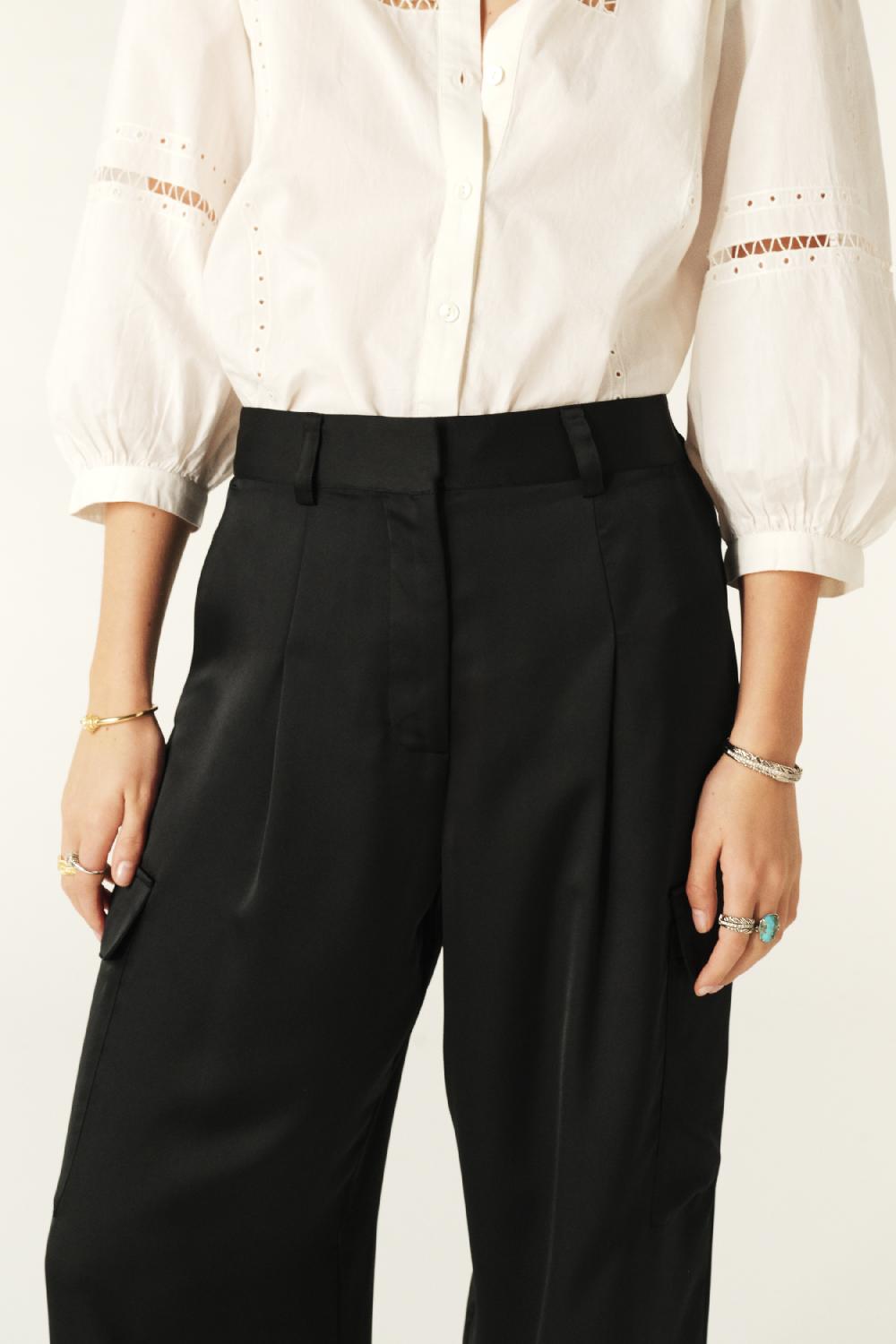 Ba&sh Pantalon De Costume Cary Noir