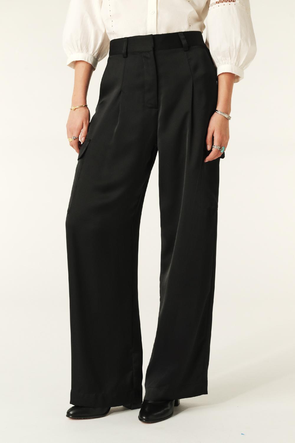 Ba&sh Pantalon De Costume Cary Noir