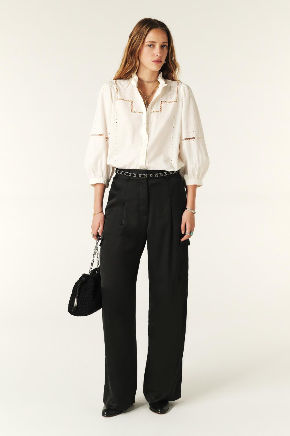 ba&sh Pantalon De Costume Cary Noir